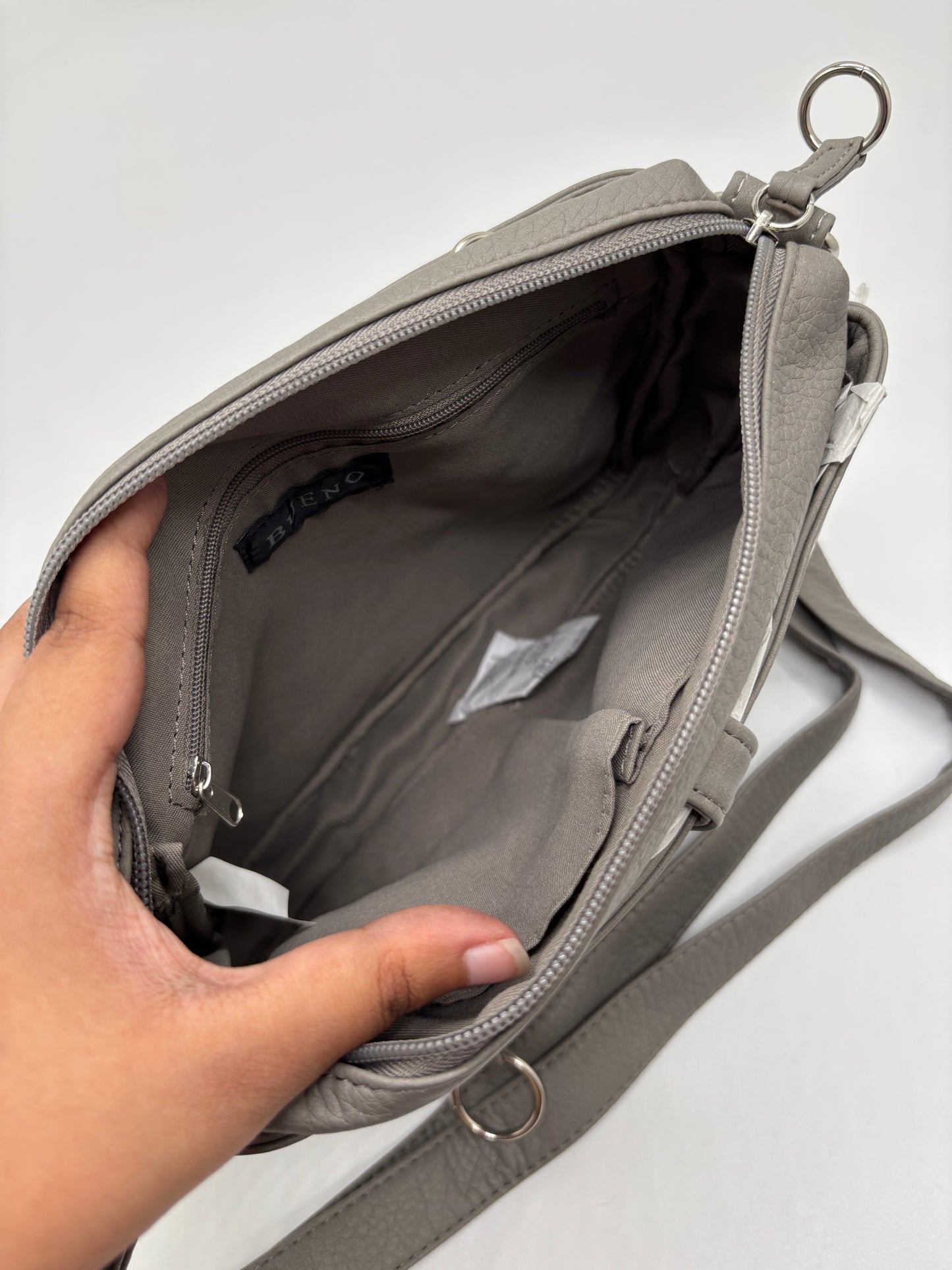 Button Satchel Bag
