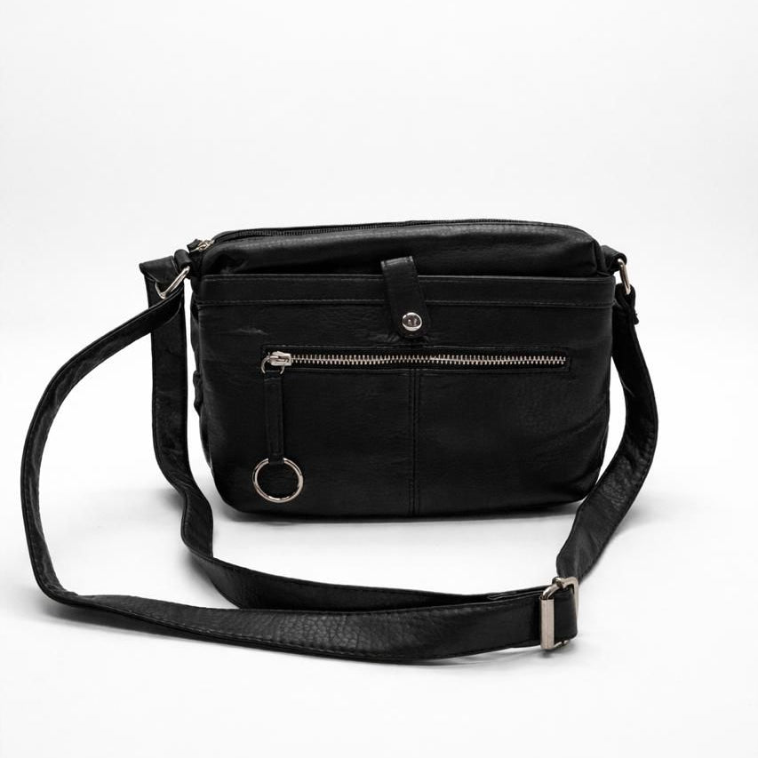 Button Satchel Bag