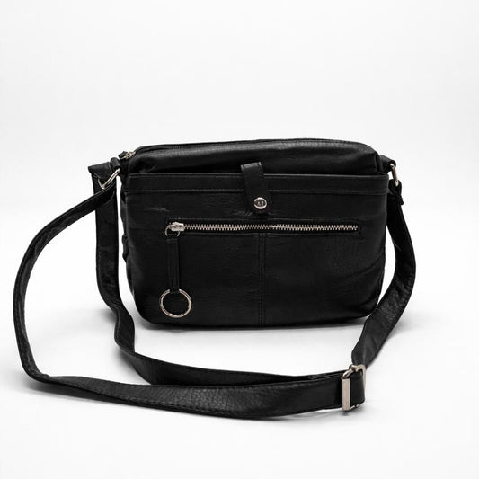 Button Satchel Bag