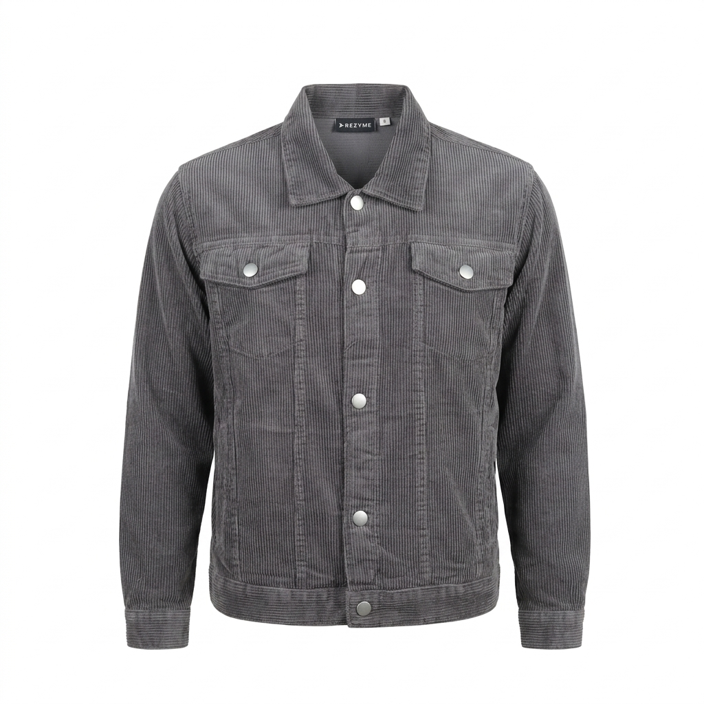 Corduroy Jacket - Gray