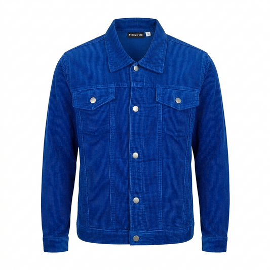Corduroy Jacket - Royal Blue