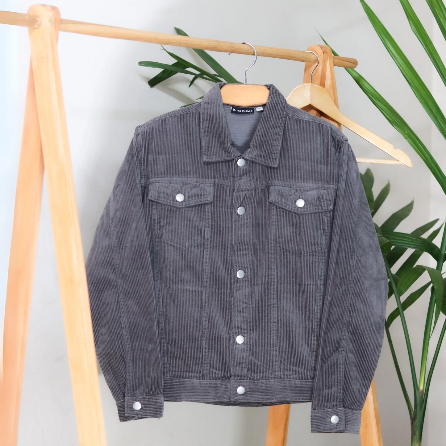 Corduroy Jacket - Gray