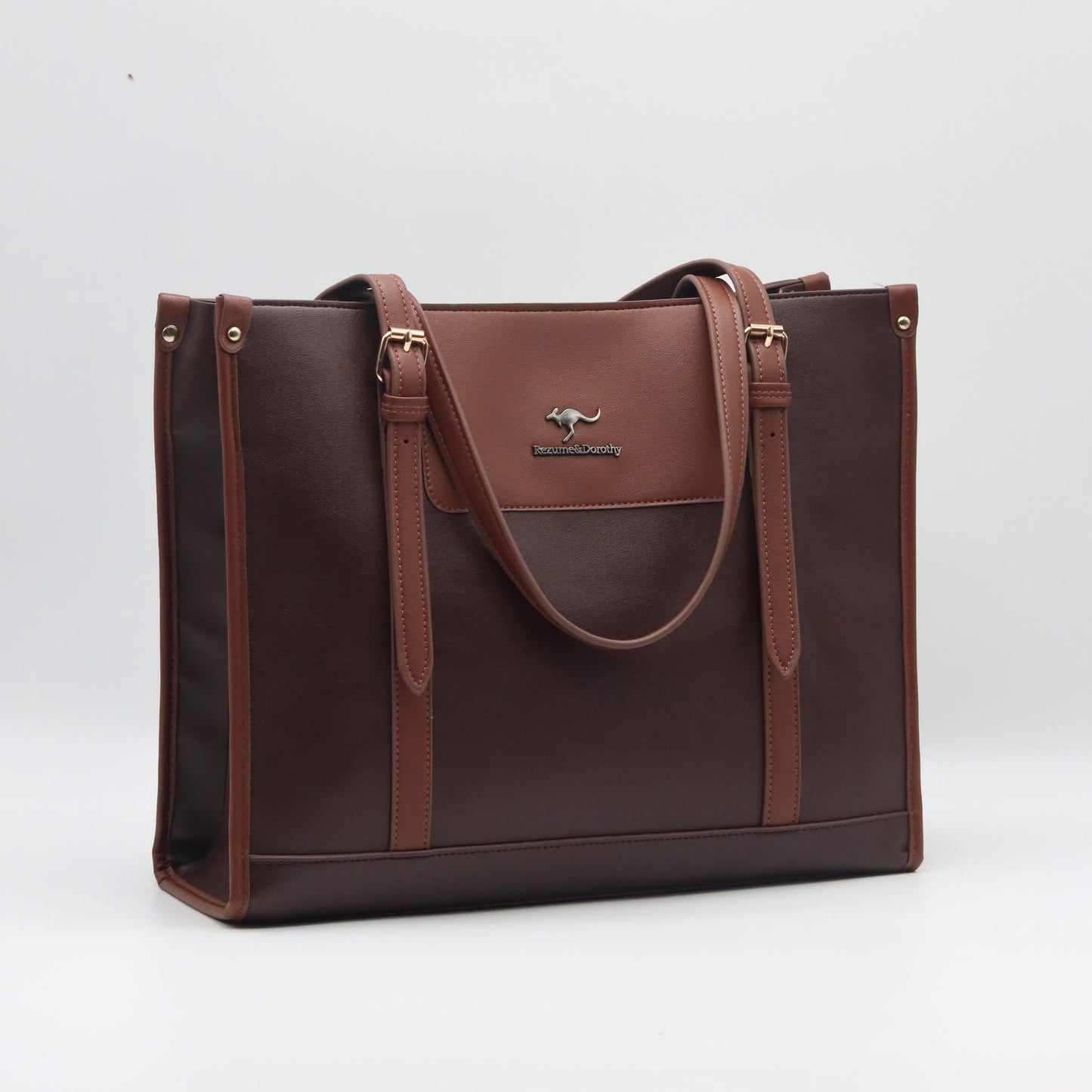 Kangaroo Executive Tote - Chestnut Brown