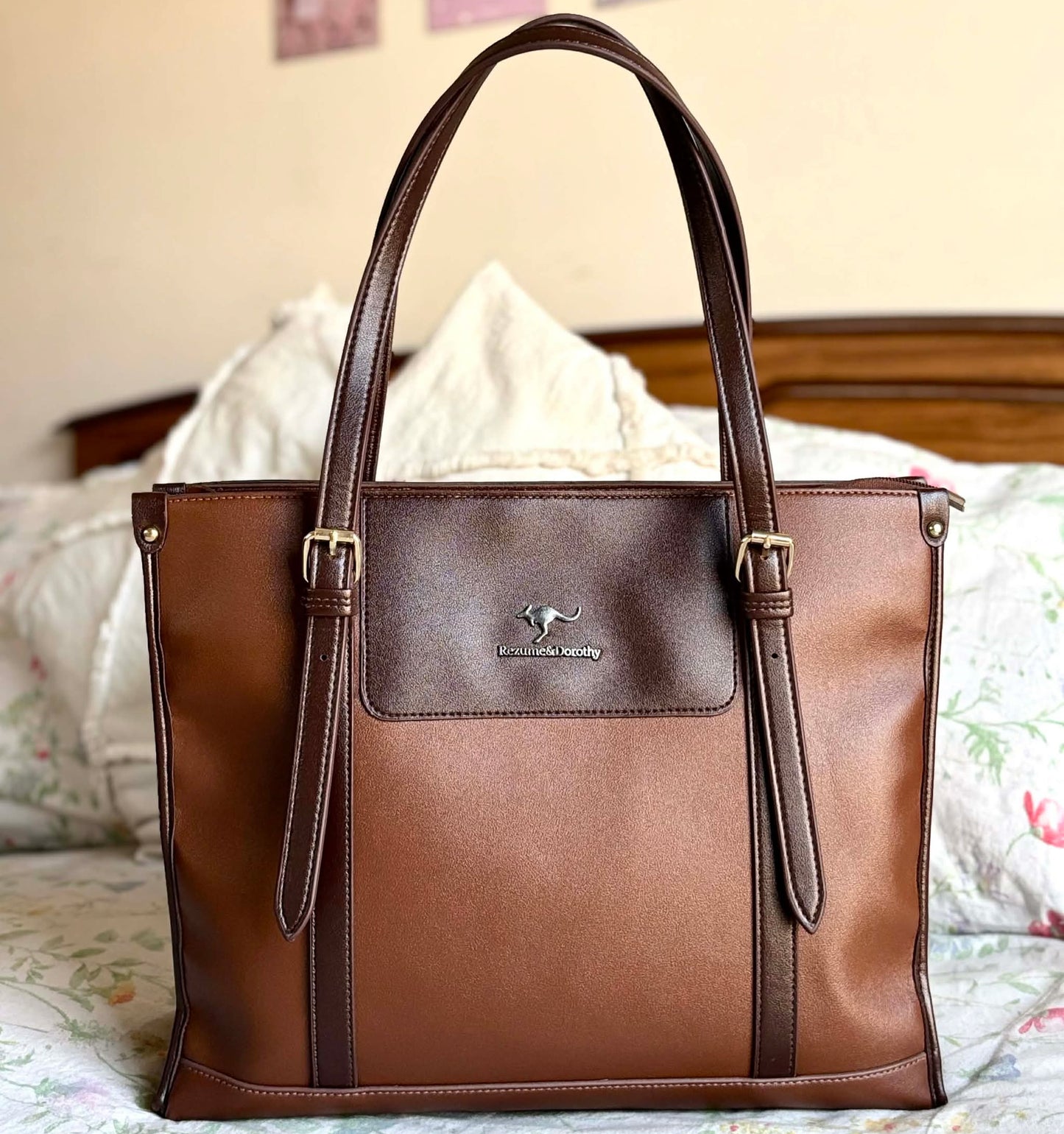 Kangaroo Executive Tote - Brown