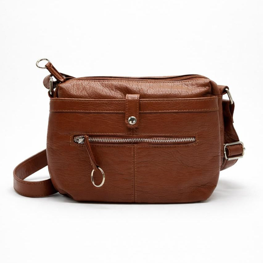 Button Satchel Bag
