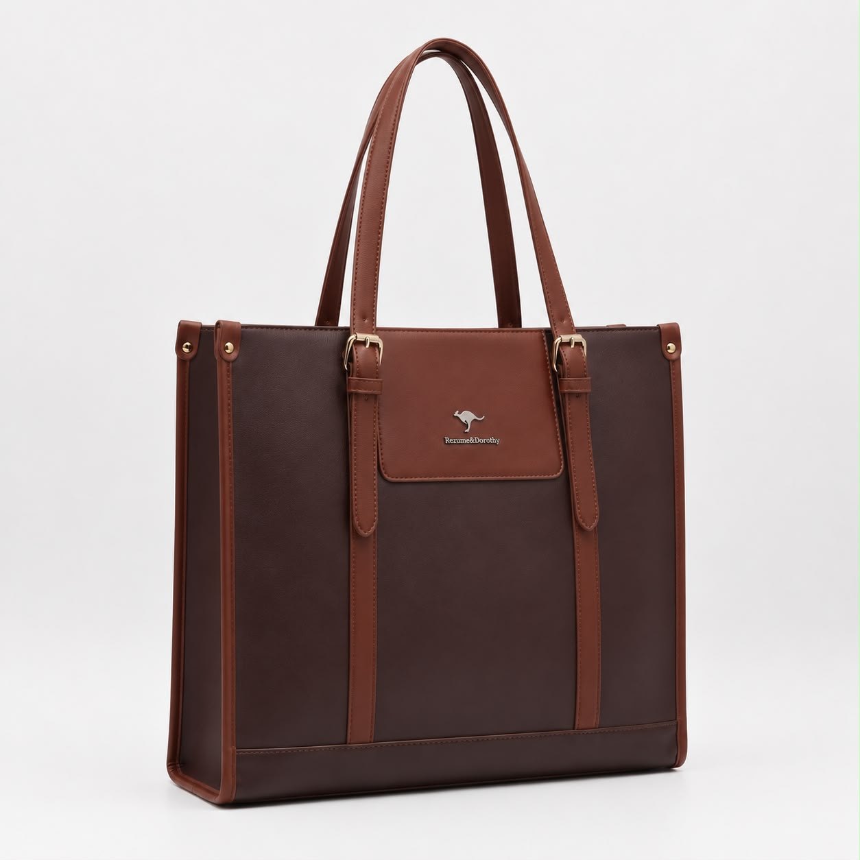 Kangaroo Executive Tote - Chestnut Brown