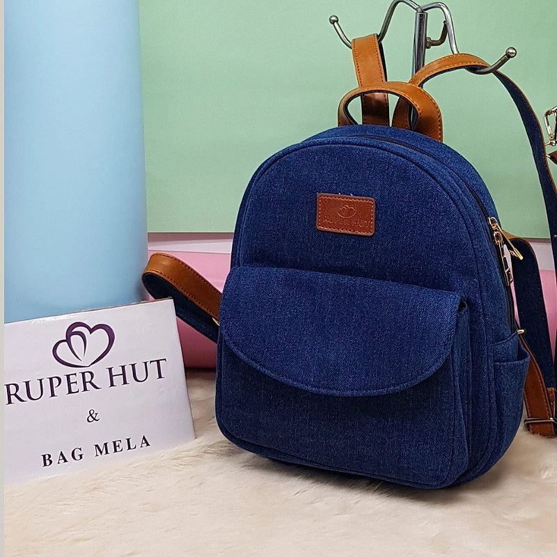 Denim Backpack