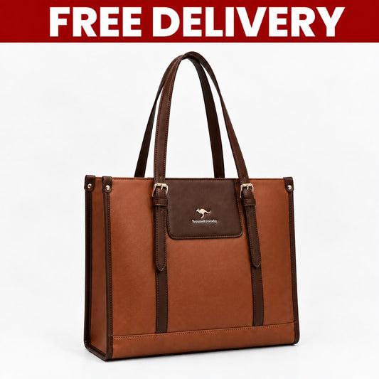 Kangaroo Executive Tote - Brown