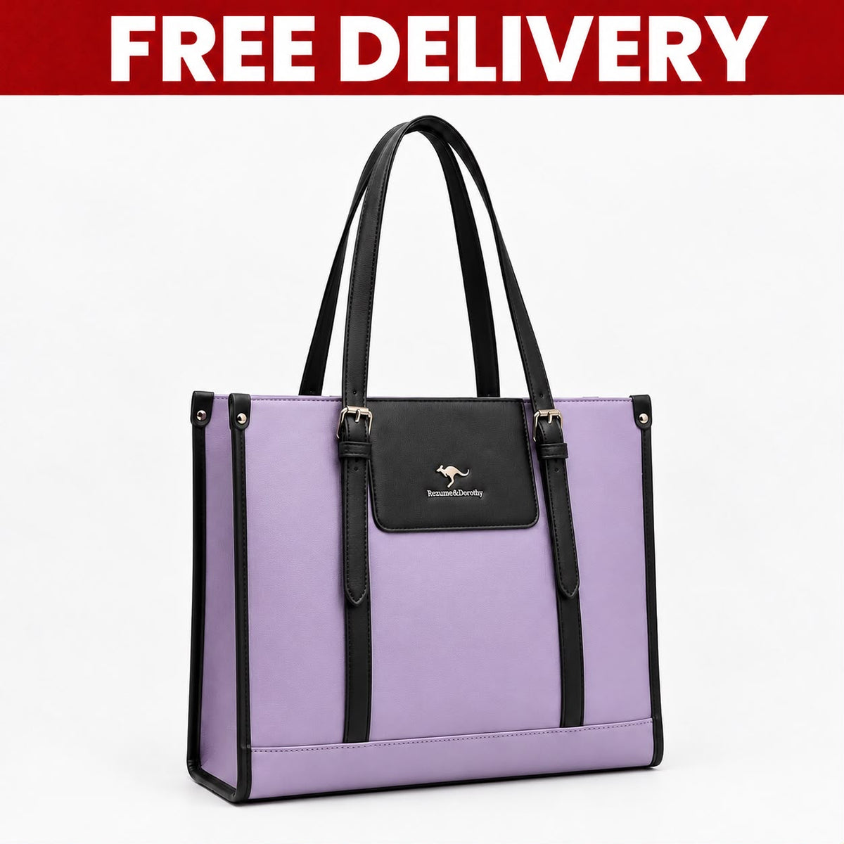 Kangaroo Executive Tote - Purple