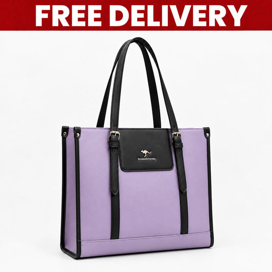 Kangaroo Executive Tote - Purple