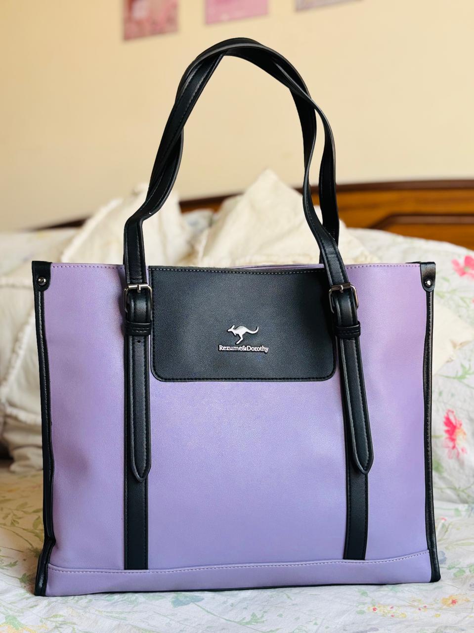 Kangaroo Bag Purple + Backpack
