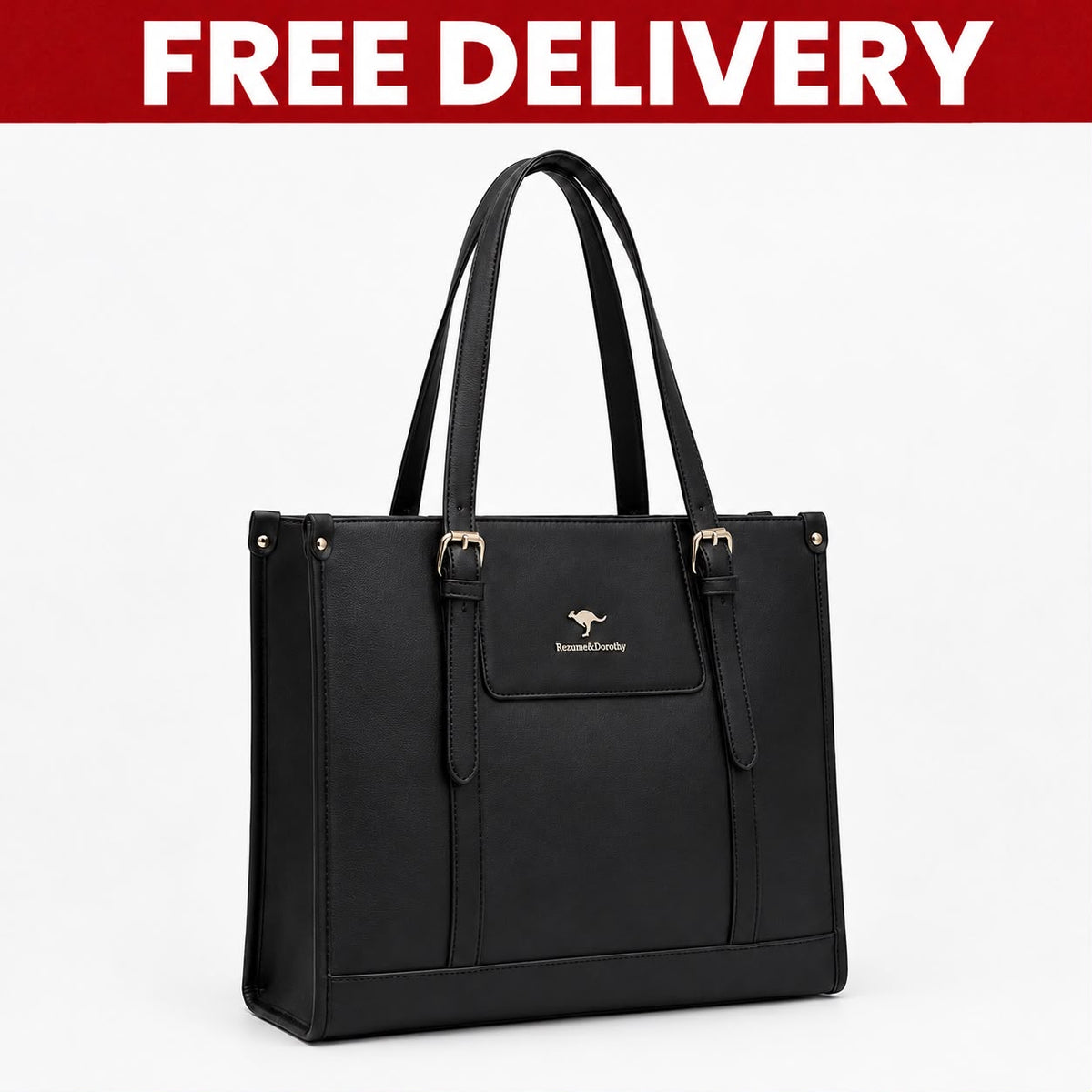 Kangaroo Executive Tote - Black